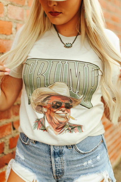 Cowboy Trump Graphic Tee Wild Junkie