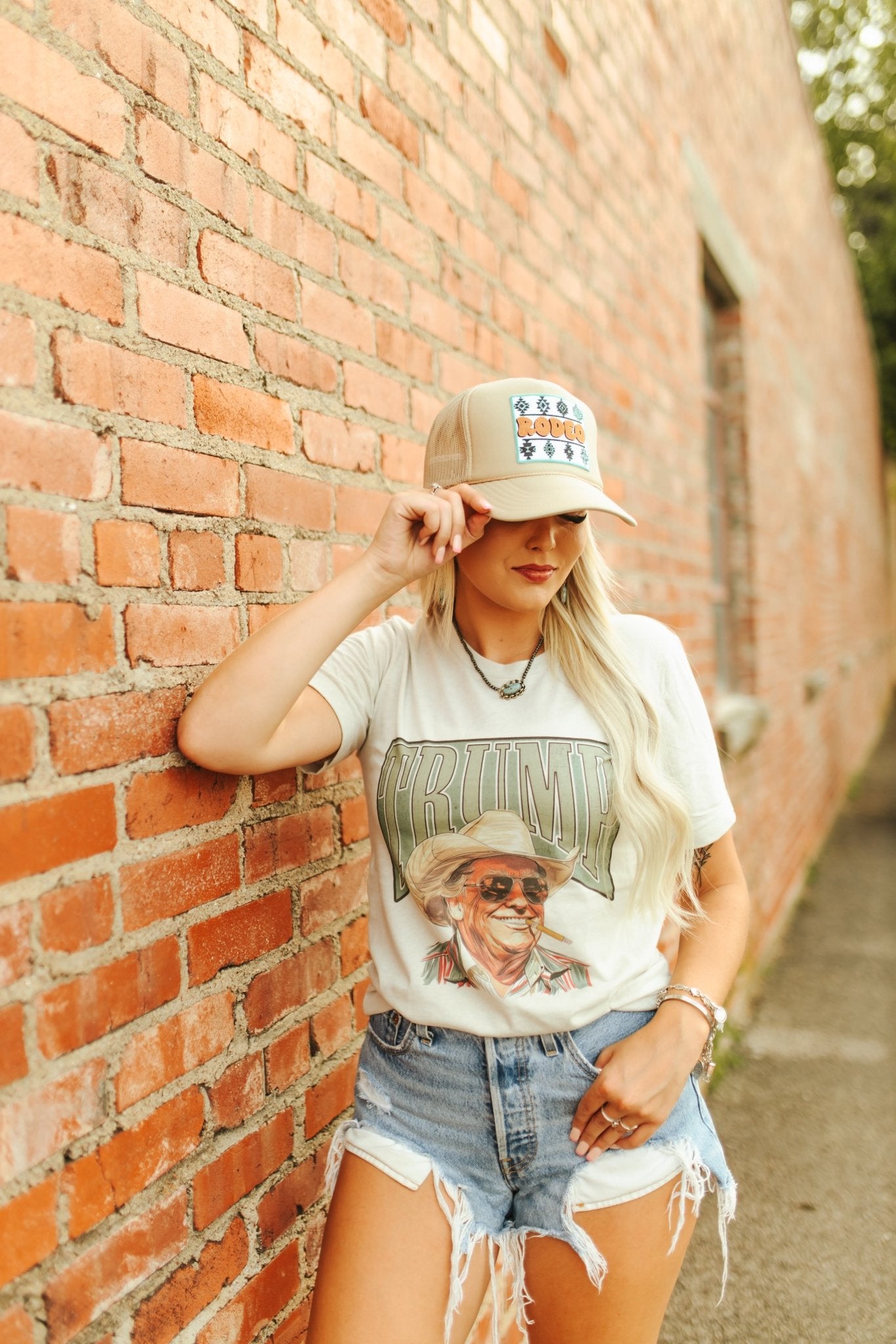 Cowboy Trump Graphic Tee Wild Junkie