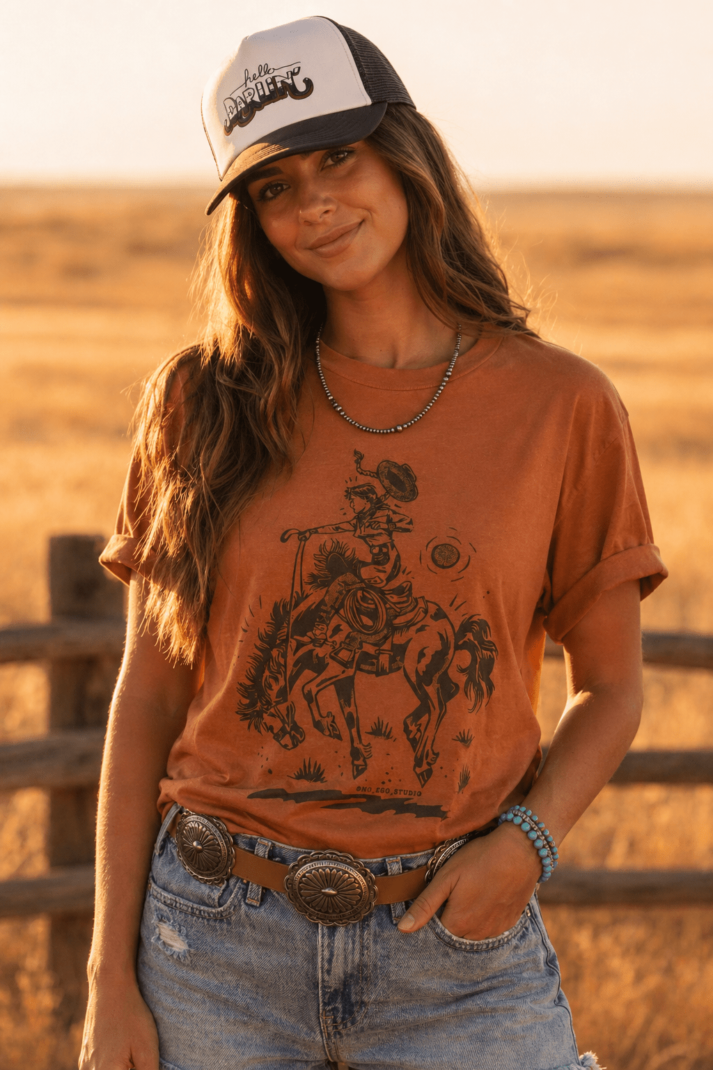 Cowgirl Rider Graphic Tee Wild Junkie