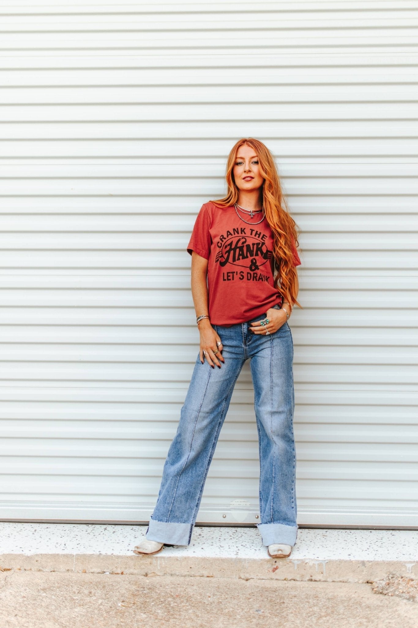 Crank The Hank & Let's Drank Graphic Tee Wild Junkie