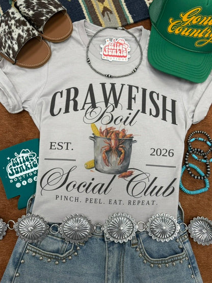 Crawfish Boil Social Club Graphic Tee Wild Junkie
