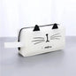 Creative Leather Black Large Capacity  Pencil Pouch For Students Unique Colors Stationery Office Pencil Cases Stevvex