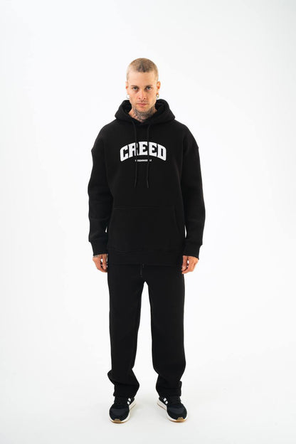 Oversize 'Creed' Muhammad Ali Graphic Hoodie - Boxing Inspired Streetwear Sweatshirt Withinblack