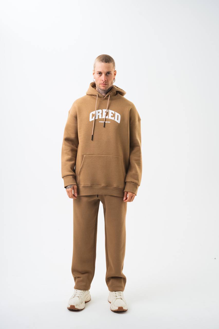 Oversize 'Creed' Muhammad Ali Graphic Hoodie - Boxing Inspired Streetwear Sweatshirt Withinblack