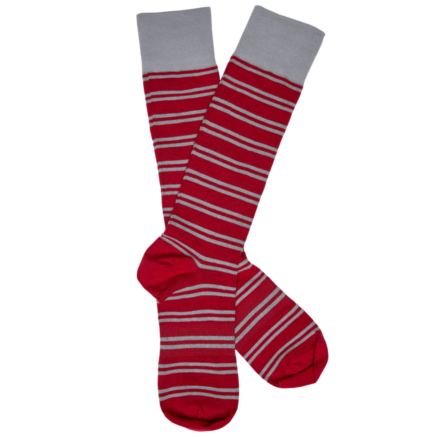Crimson - Double Stripe Socks DeadSoxy