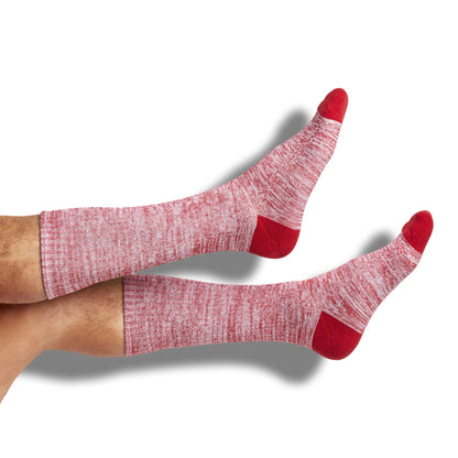 Crimson / White Casual Socks 4 Pack DeadSoxy