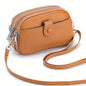Crossbody Bags for Women Small Genuine Leather Shoulder Purse Cross Body Bag with Triple Top Zipper Adjustable Strap DailySale