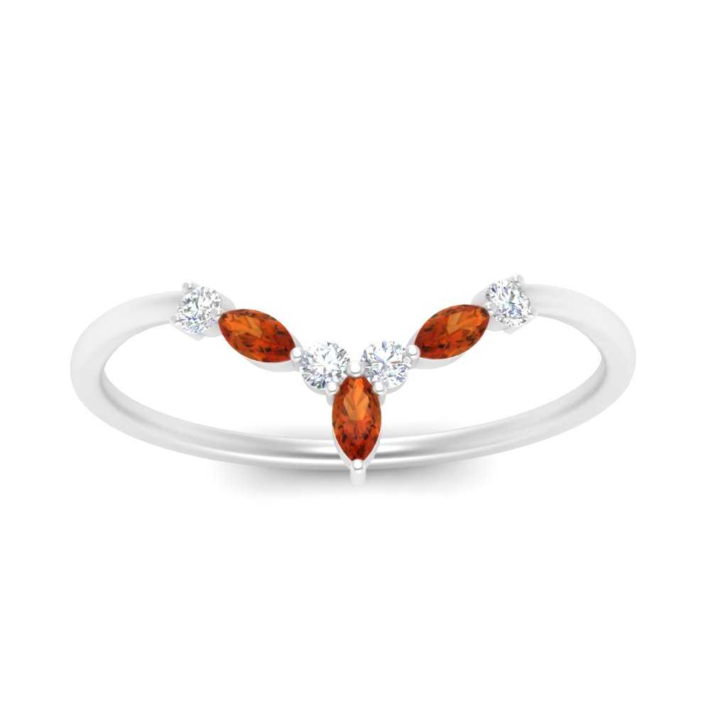 Crown Marquise And Round Band Fascinating Diamonds