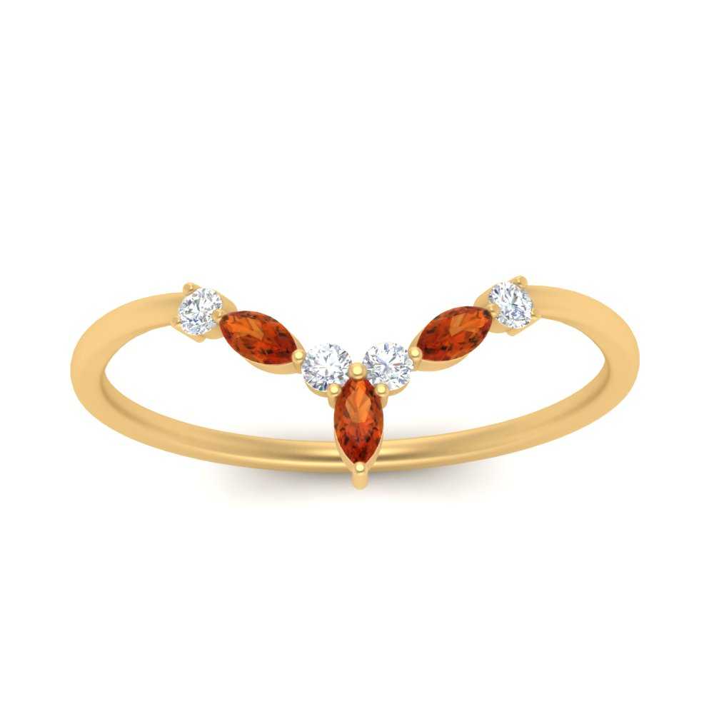 Crown Marquise And Round Band Fascinating Diamonds
