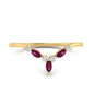 Crown Marquise And Round Band Fascinating Diamonds