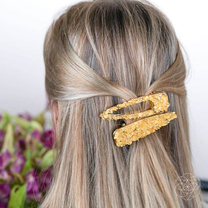 Crown of Prosperity - Citrine Hair Clips (2 pieces) Conscious Items