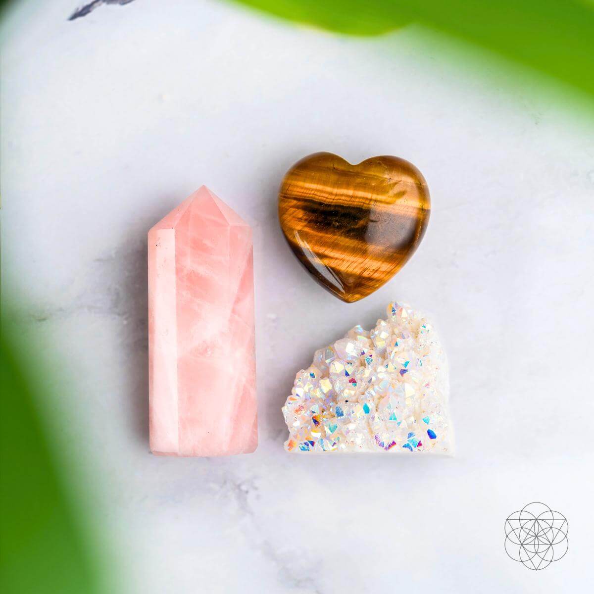 Crystal Fridge Magnets - Trio of Protection & Comfort Conscious Items