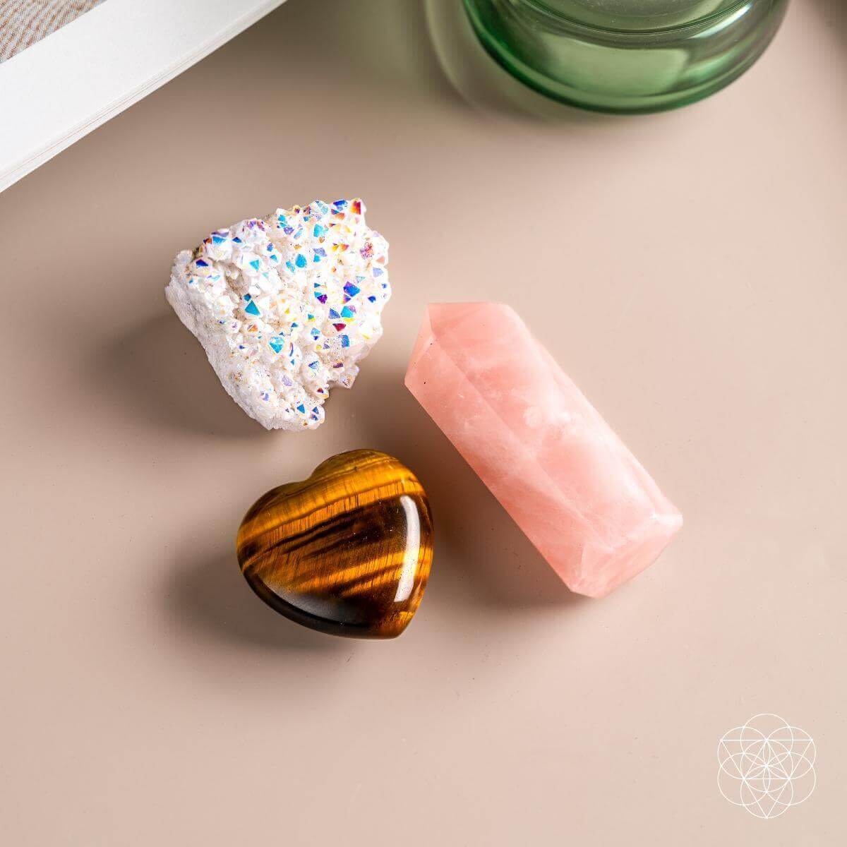 Crystal Fridge Magnets - Trio of Protection & Comfort Conscious Items