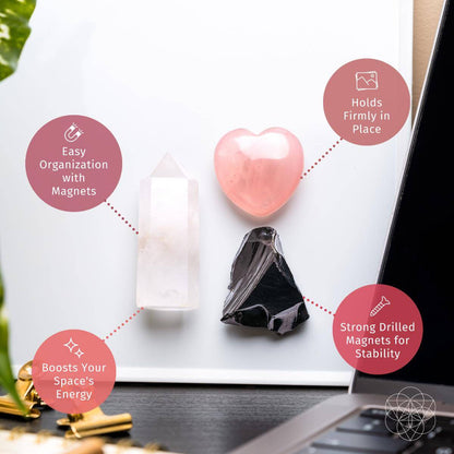 Crystal Guardian Magnets - Trio of Peace & Protection Conscious Items