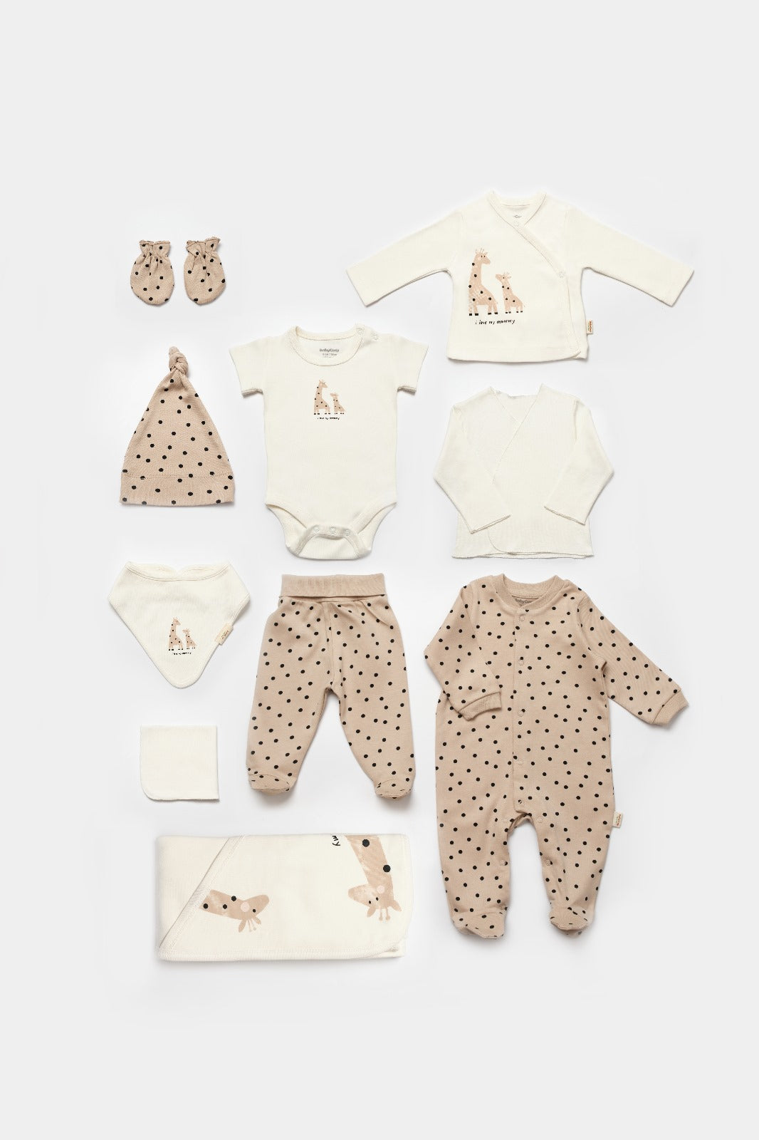Giraffe Newborn 10 Pcs Organic Set Honey and Hive