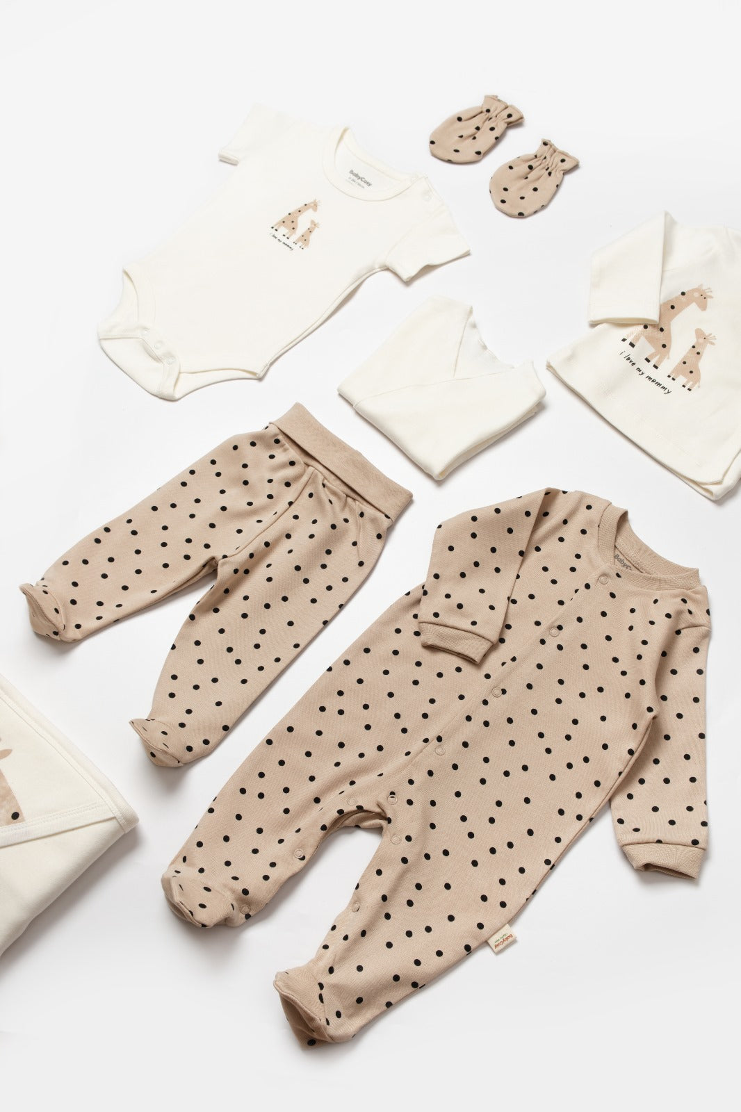 Giraffe Newborn 10 Pcs Organic Set Honey and Hive