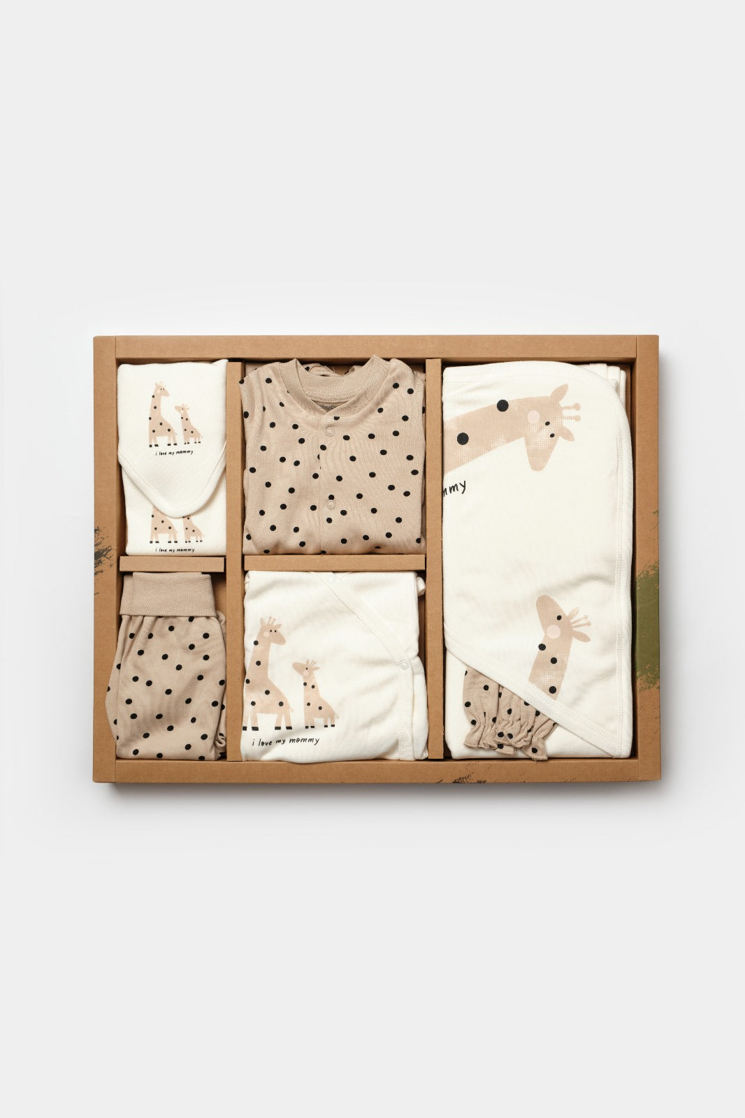 Giraffe Newborn 10 Pcs Organic Set Honey and Hive
