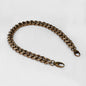 Chunky Curb Antique Brass Chain Strap Urban-Equestrian