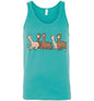 Curious Alpacas Canvas Unisex Tank Purely Alpaca
