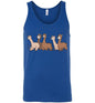 Curious Alpacas Canvas Unisex Tank Purely Alpaca