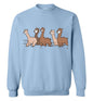 Curious Alpacas Gildan Crewneck Sweatshirt Purely Alpaca