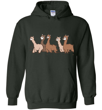 Curious Alpacas Gildan Heavy Blend Hoodie Purely Alpaca
