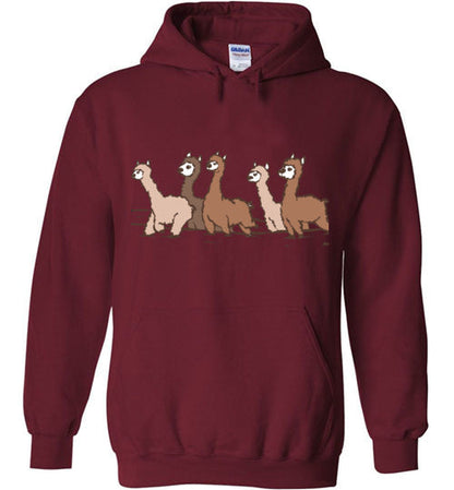 Curious Alpacas Gildan Heavy Blend Hoodie Purely Alpaca
