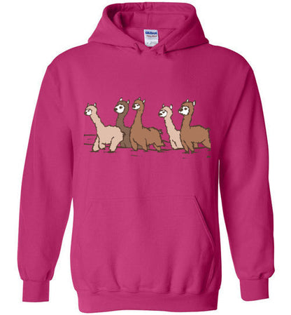 Curious Alpacas Gildan Heavy Blend Hoodie Purely Alpaca