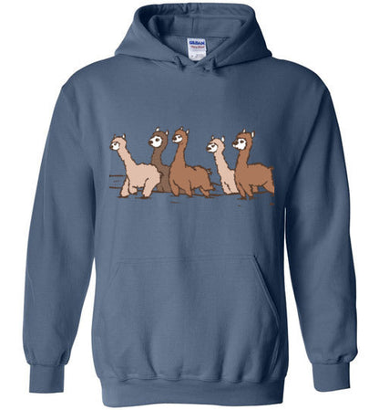Curious Alpacas Gildan Heavy Blend Hoodie Purely Alpaca
