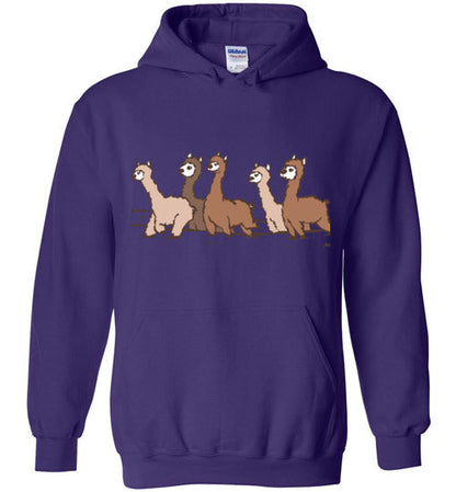 Curious Alpacas Gildan Heavy Blend Hoodie Purely Alpaca