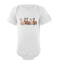Curious Alpacas  Infant Fine Jersey Bodysuit Purely Alpaca