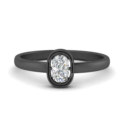 Cushion Cut Bezel Solitaire Ring Fascinating Diamonds