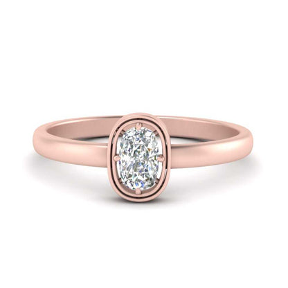 Cushion Cut Bezel Solitaire Ring Fascinating Diamonds
