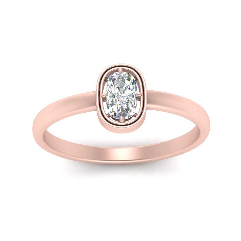 Cushion Cut Bezel Solitaire Ring Fascinating Diamonds