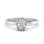 Cushion Cut Bezel Solitaire Ring Fascinating Diamonds