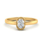Cushion Cut Bezel Solitaire Ring Fascinating Diamonds