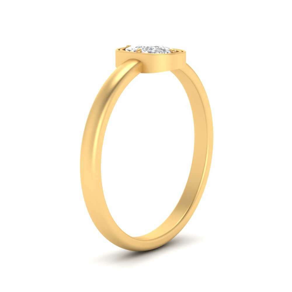 Cushion Cut Bezel Solitaire Ring Fascinating Diamonds