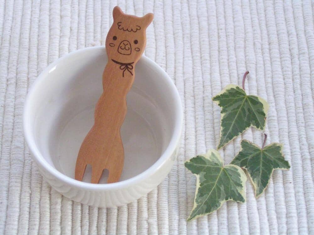 Cute Alpaca Snack Fork Purely Alpaca