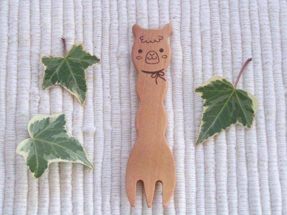Cute Alpaca Snack Fork Purely Alpaca