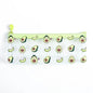 Cute Fruit Theme Pencil Case Unique Design Avocado Pattern Transparent Pencil Pouch School Pencil Bag For Students Stevvex