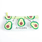 Cute Fruit Theme Pencil Case Unique Design Avocado Pattern Transparent Pencil Pouch School Pencil Bag For Students Stevvex