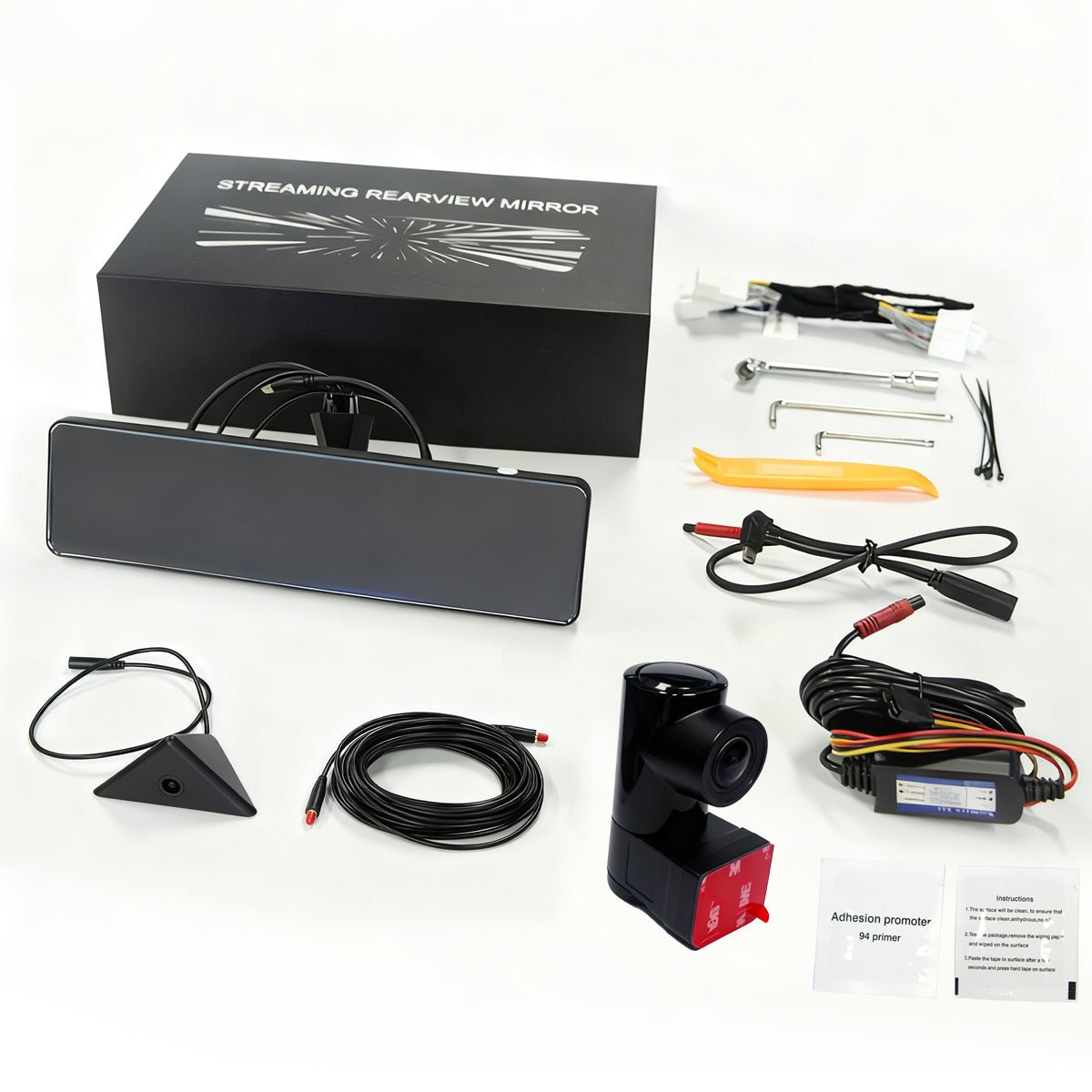 Cybertruck 11.26" Streaming Rearview Mirror | 2K Dual Dashcam & 105° Expanded Vision Tesery Official Store