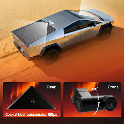Cybertruck 11.26" Streaming Rearview Mirror | 2K Dual Dashcam & 105° Expanded Vision Tesery Official Store