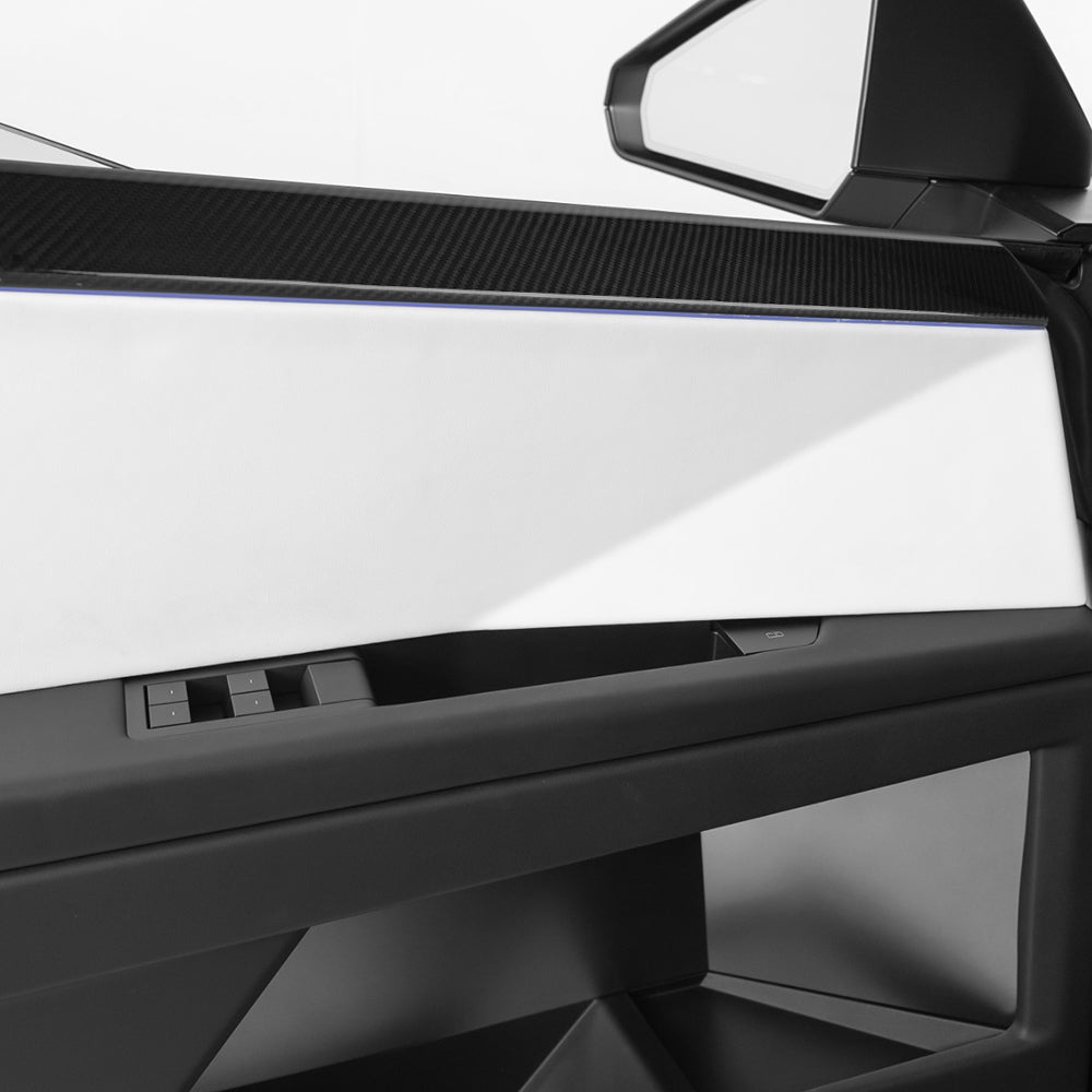 Cybertruck Carbon Fiber Door Panel Covers 4 Packs Tesery Official Store