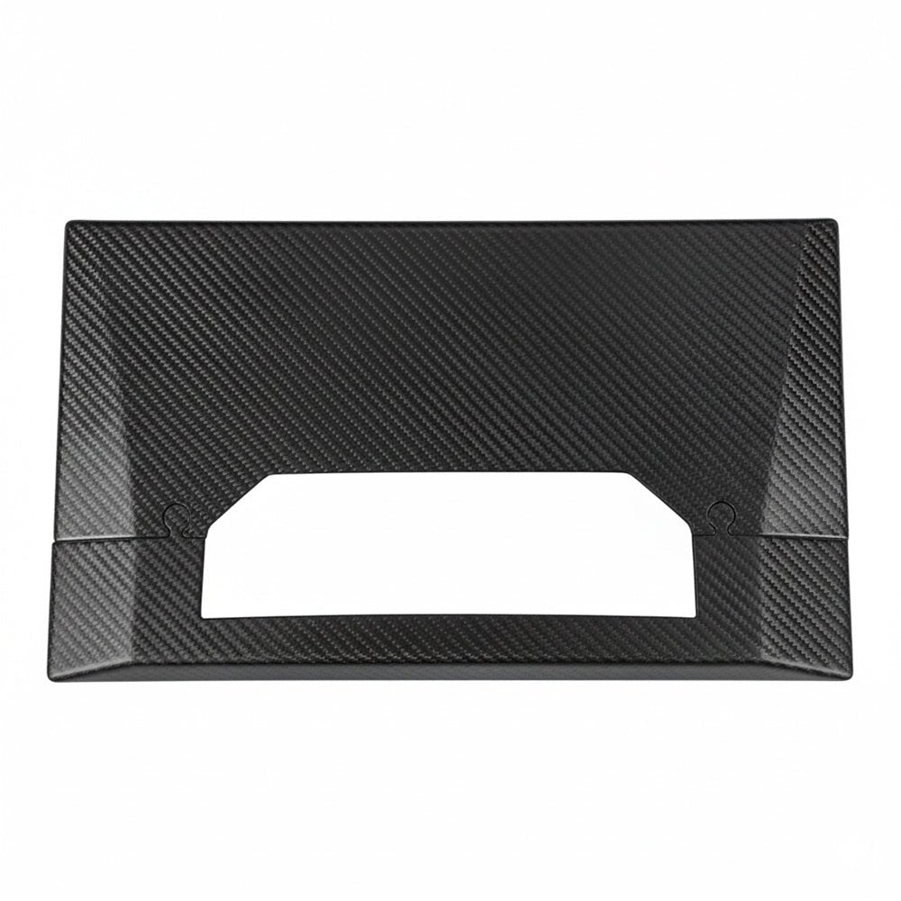 Cybertruck Display Back Overlay | Real Dry Carbon Fiber Center Screen Cover Tesery Official Store