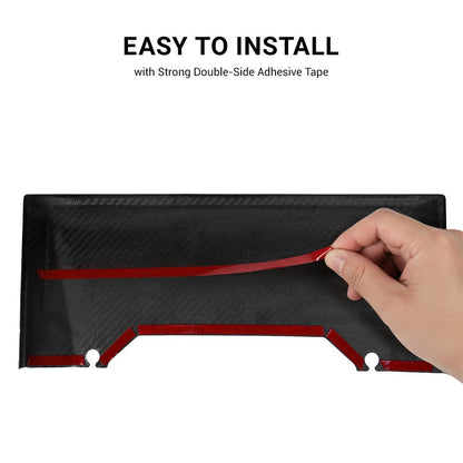 Cybertruck Display Back Overlay | Real Dry Carbon Fiber Center Screen Cover Tesery Official Store
