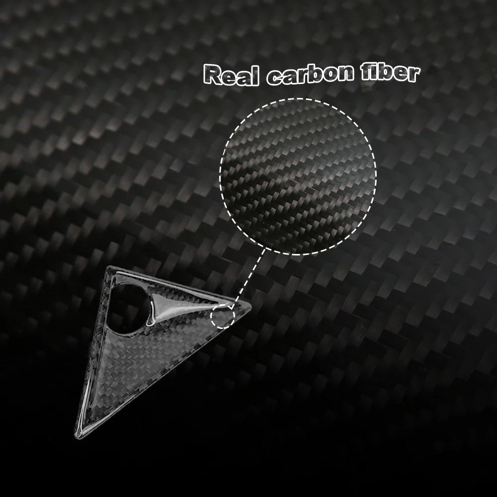 Cybertruck Front Fender Camera Applique Overlays | Real Carbon Fiber (1 Pair) Tesery Official Store