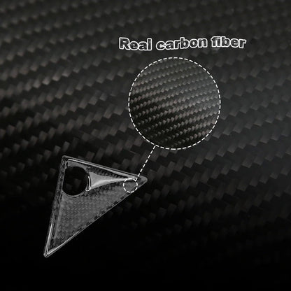 Cybertruck Front Fender Camera Applique Overlays | Real Carbon Fiber (1 Pair) Tesery Official Store