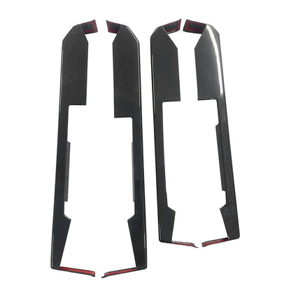 Cybertruck Lower Door Panel Armrest Overlays | Real Molded Carbon Fiber (4-Piece Set) Tesery Official Store