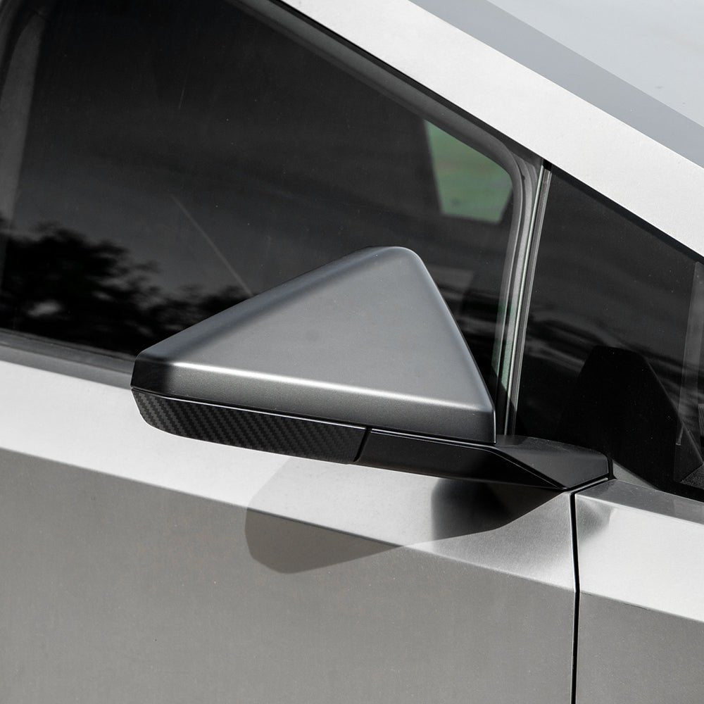 Cybertruck Side Mirror Cover | Real Dry Carbon Fiber Trim | TESERY Tesery Official Store